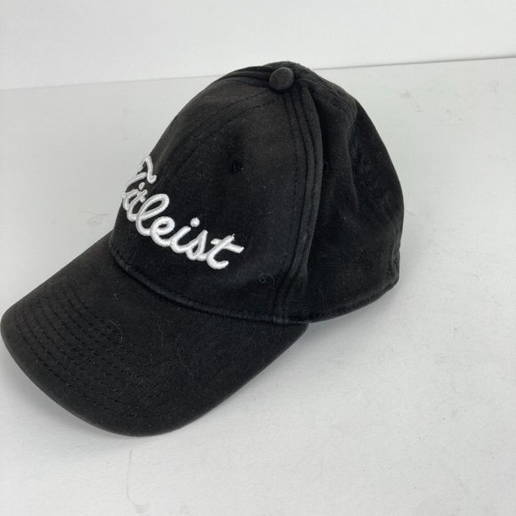 Titleist Black One Size Baseball Cap Hat FJ - Picture 4 of 8